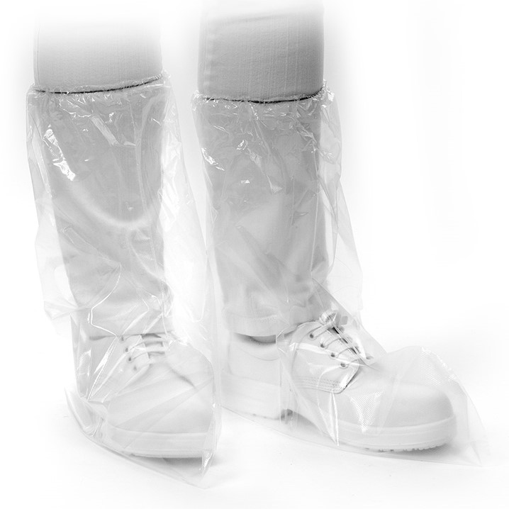 Cobre botas descartáveis em PE | 50 unidades (Ref. BLUD006700) - Vista 2 Equipamento JCR