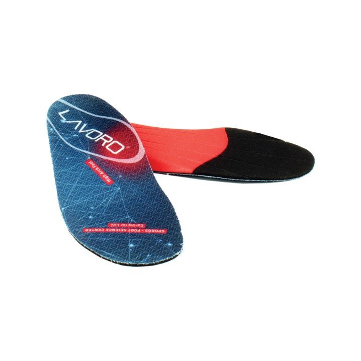 Palmilha Lavoro Spodos High Arch Red (Ref. BLV0999997) - Equipamento de Proteção Individual JCR