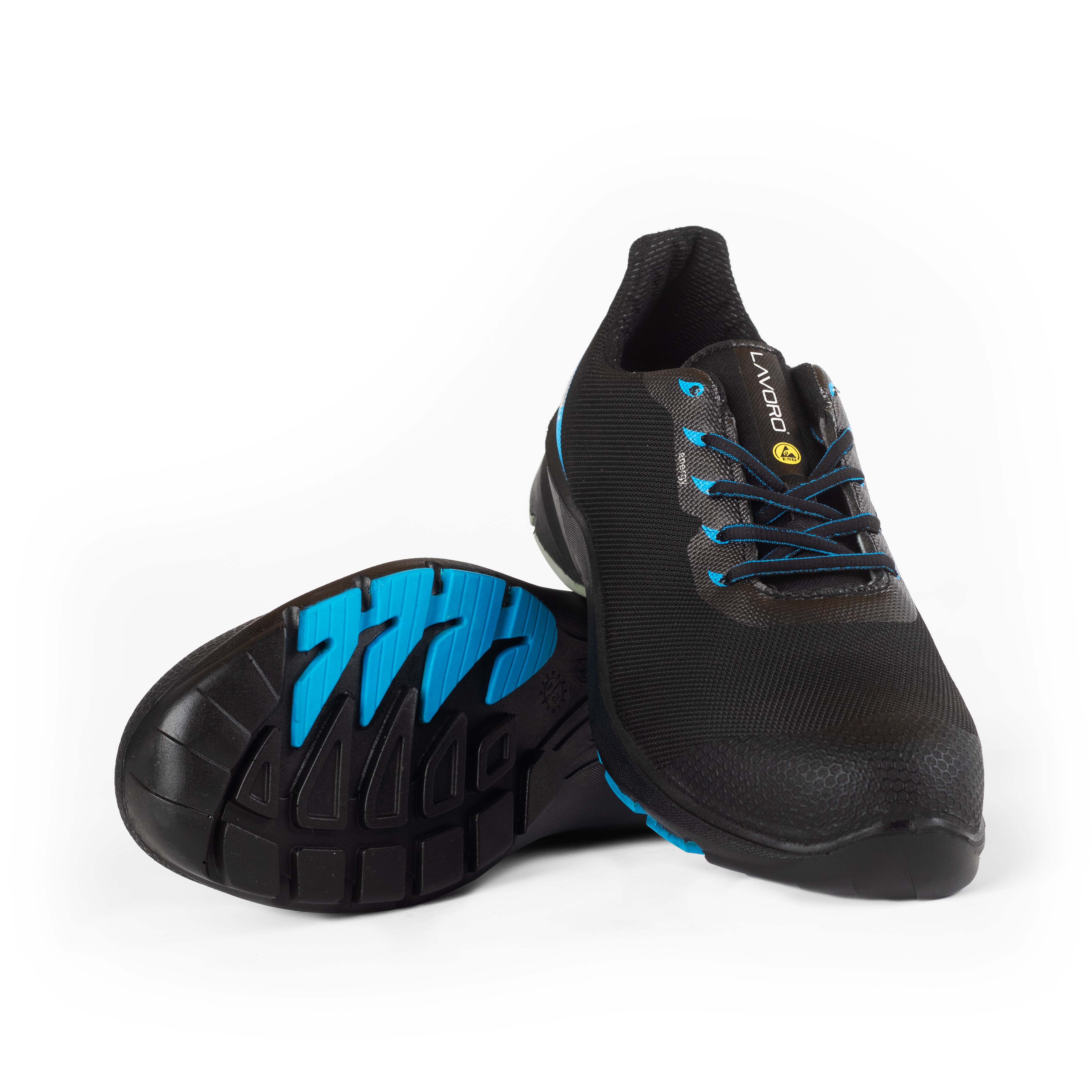Sapato Lavoro Hybrid black/blue S3 SRC (Ref. BLVS126311) - Equipamento de Proteção Individual JCR
