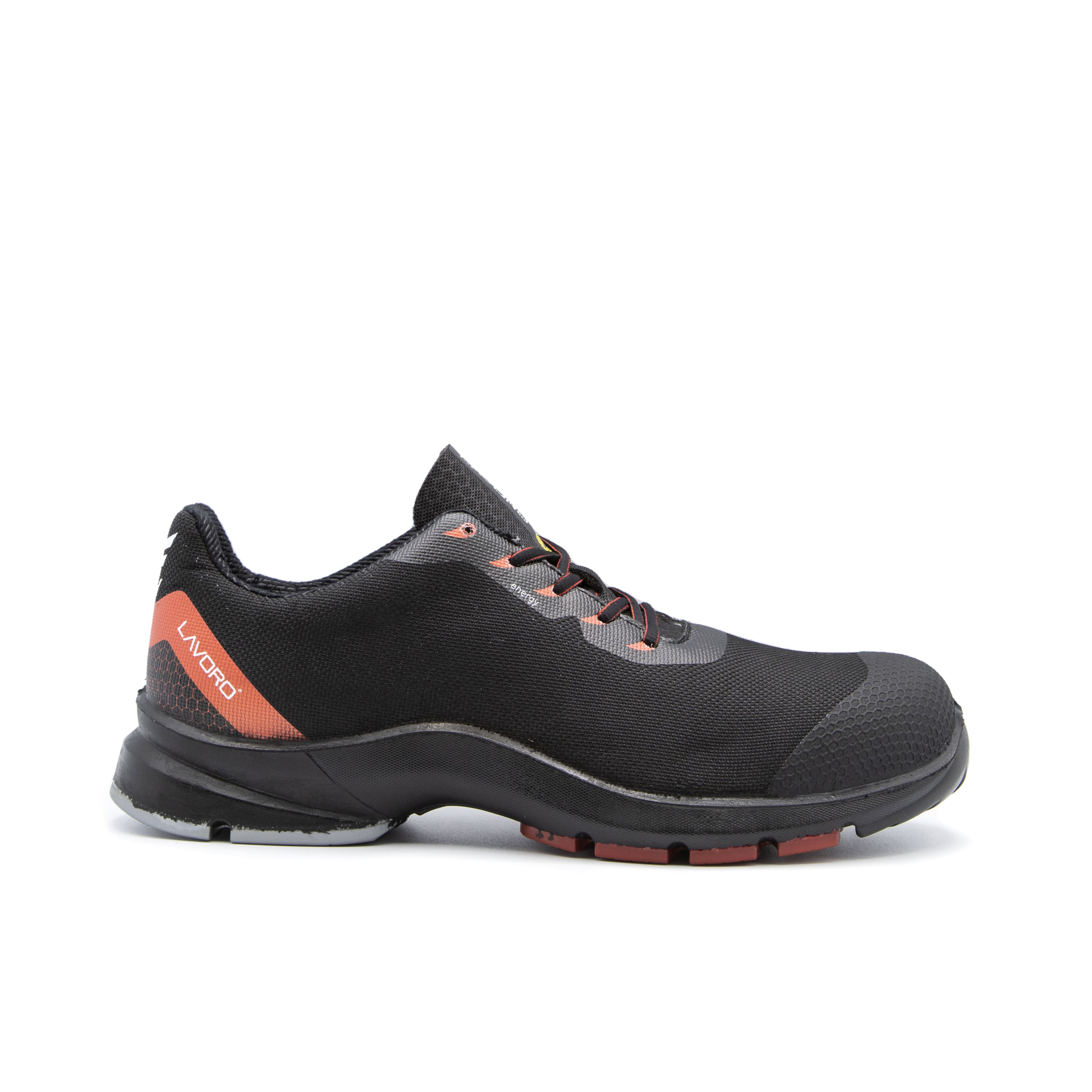 Sapato Lavoro Hybrid black/red S3 SRC (Ref. BLVS126314) - Vista 2 Equipamento JCR