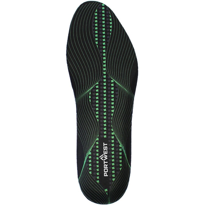 Palmilha Portwest FC82 | Suport arch e almofada gel (Ref. BPW000FC82) - Equipamento de Proteção Individual JCR