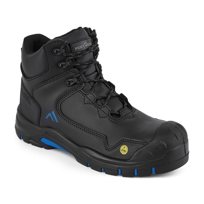 Bota Portwest FC18 S3S ESD HRO SR SC FO (Ref. BPWB00FC18) - Equipamento de Proteção Individual JCR