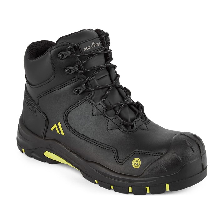 Bota Portwest FC18 S3S ESD HRO SR SC FO (Ref. BPWB00FC18) - Vista 2 Equipamento JCR