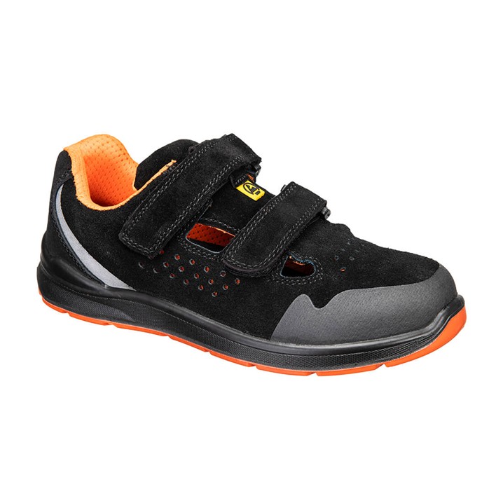 Sandália Portwest FE08 S1P SR FO (Ref. BPWN00FE08) - Equipamento de Proteção Individual JCR