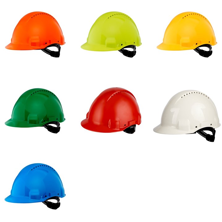 Capacete 3M G3000 | Arnês fivela e banda de suor em plástico (Ref. C3MG3000FP) - Vista 6 Equipamento JCR