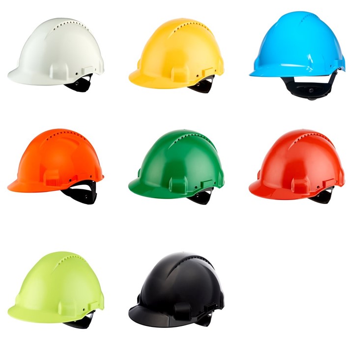 Capacete 3M G3000 | Arnês roleta e banda de suor em plástico (Ref. C3MG3000RP) - Vista 5 Equipamento JCR