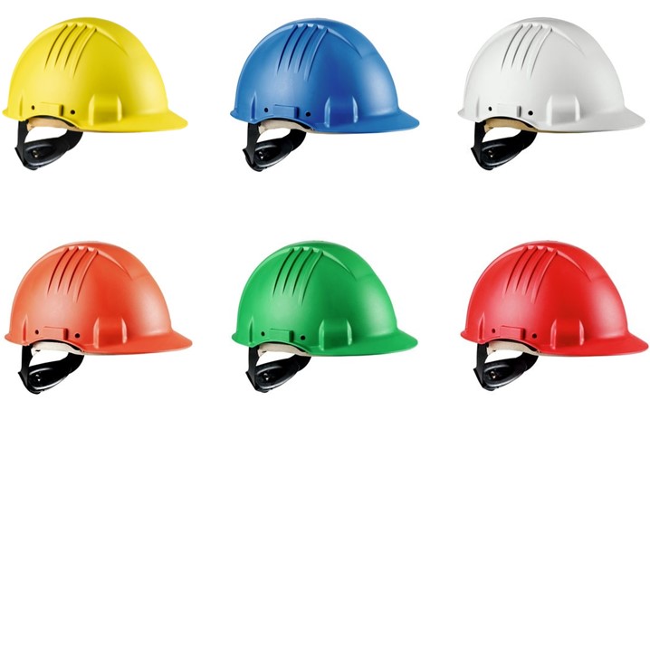 Capacete 3M G3501 | Arnês roleta e banda de suor em pele (Ref. C3MG3501RL) - Vista 2 Equipamento JCR