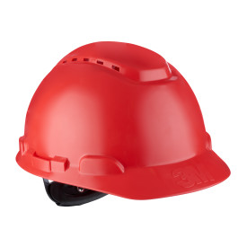 Capacete 3M H700 vermelho (Ref. C3MH700RD) - Vista 3 Equipamento JCR
