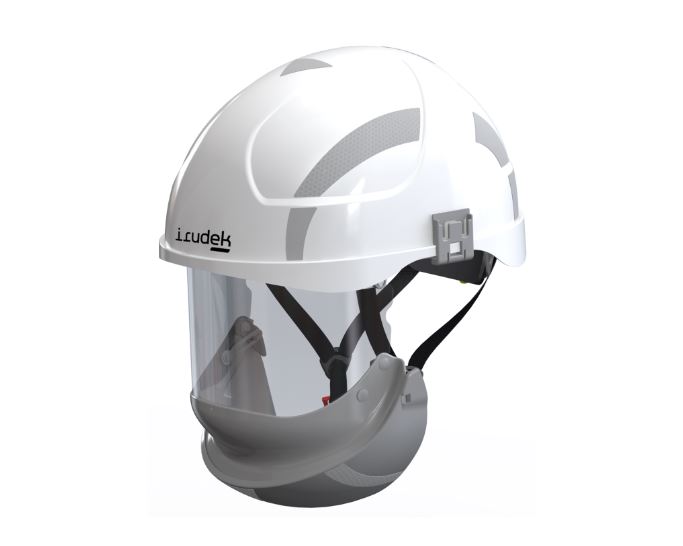 Capacete Irudek Secra-2 E6 | proteção elétrica classe 1 (Ref. CIRECRA2E6) - Equipamento de Proteção Individual JCR