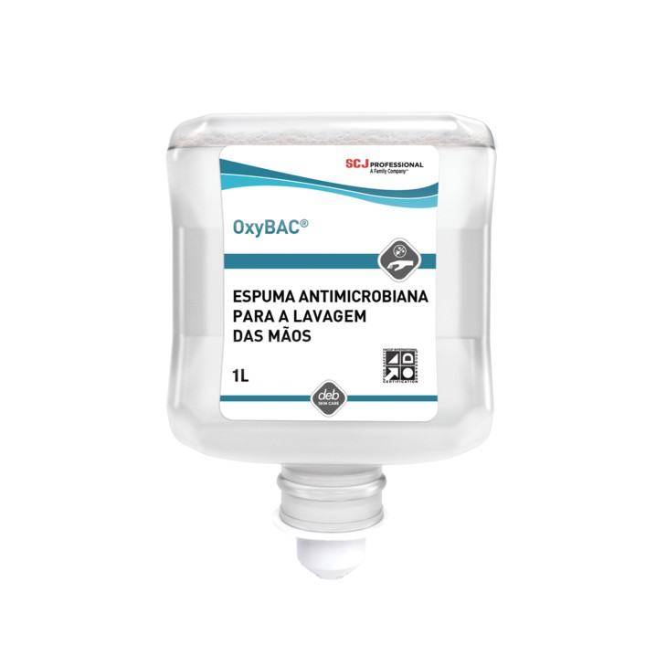 OxyBac foam Wash 1L (Ref. HSJ00OXY1L) - Equipamento de Proteção Individual JCR