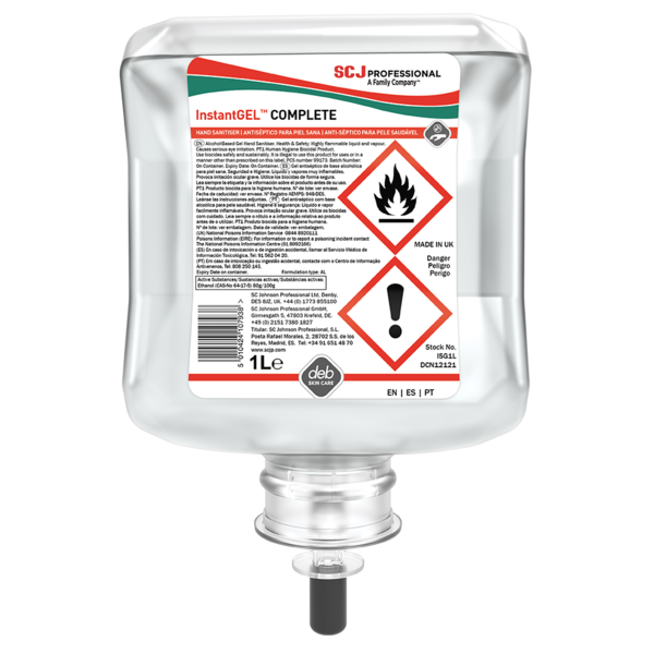 InstantGel Complete 1L (Ref. HSJISG1LTR) - Equipamento de Proteção Individual JCR