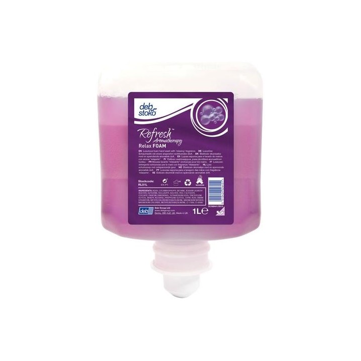 Refresh Relax FOAM 1L (Ref. HSJRLX1LTR) - Equipamento de Proteção Individual JCR