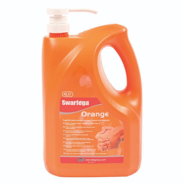 Swarfega Orange 4L c/bomba (Ref. HSJSOR4LMP) - Equipamento de Proteção Individual JCR