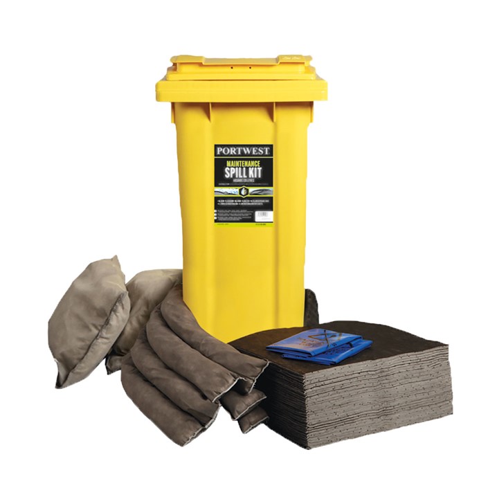Kit Absorvente Portwest 120 litros SM33 (Ref. KAPW00SM33) - Equipamento de Proteção Individual JCR