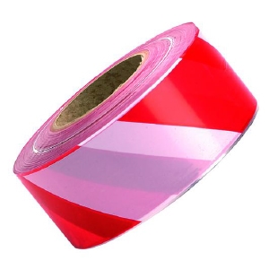 Fita sinalização vemelha/branca (rolo 200 m) (Ref. KFITASNVB) - Equipamento de Proteção Individual JCR