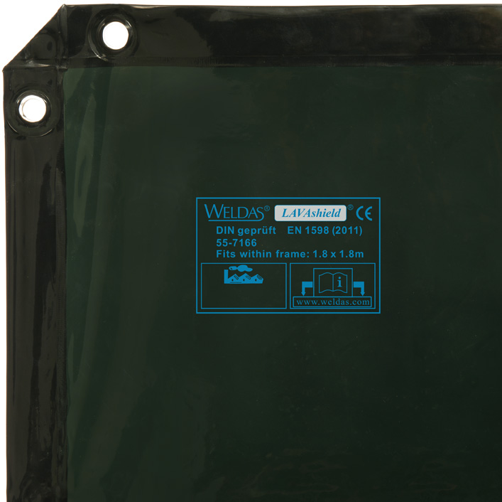 Cortina Soldadura Weldas verde (Ref. KOWD557166) - Equipamento de Proteção Individual JCR