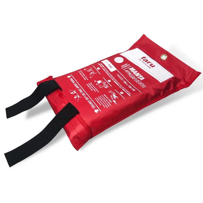 Manta ignífuga Faru de fibra de vidro 180 X 180 cm GR-2582 (Ref. KXFAGR2582) - Vista 2 Equipamento JCR