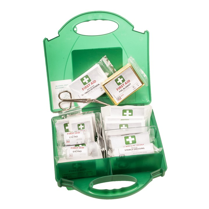 Kit de primeiros socorros Portwest FA10 | p/ empresas (Ref. KXPW00FA10) - Equipamento de Proteção Individual JCR