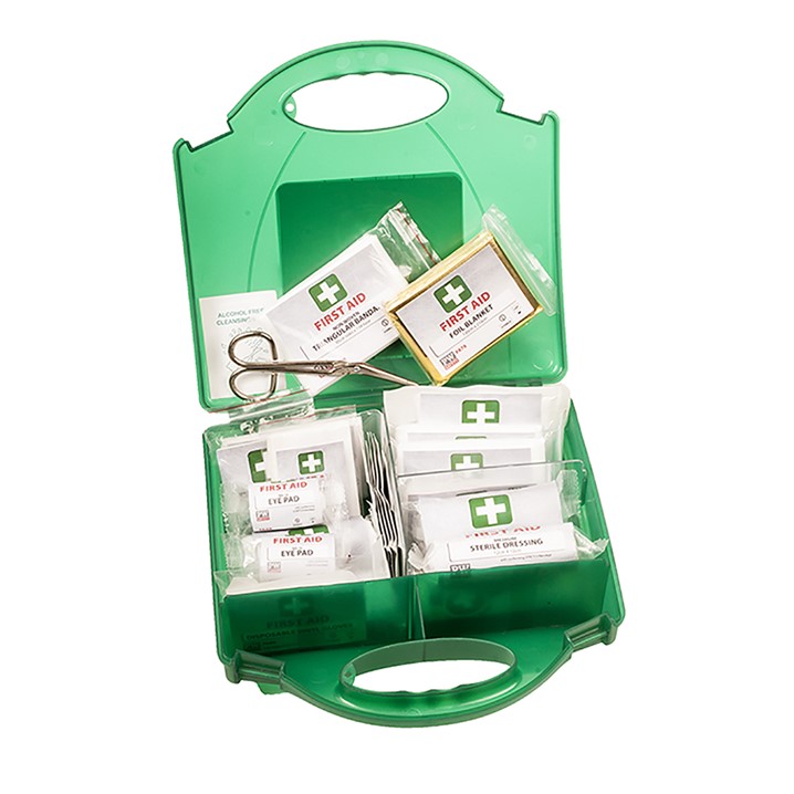 Kit de primeiros socorros Portwest FA11 | p/ empresas (Ref. KXPW00FA11) - Equipamento de Proteção Individual JCR
