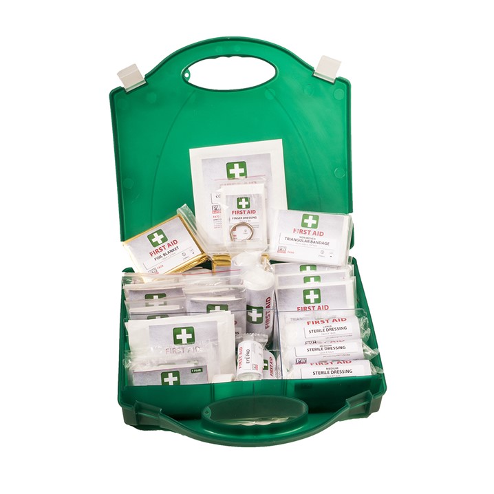 Kit de primeiros socorros Portwest FA12 | p/ empresas (Ref. KXPW00FA12) - Equipamento de Proteção Individual JCR