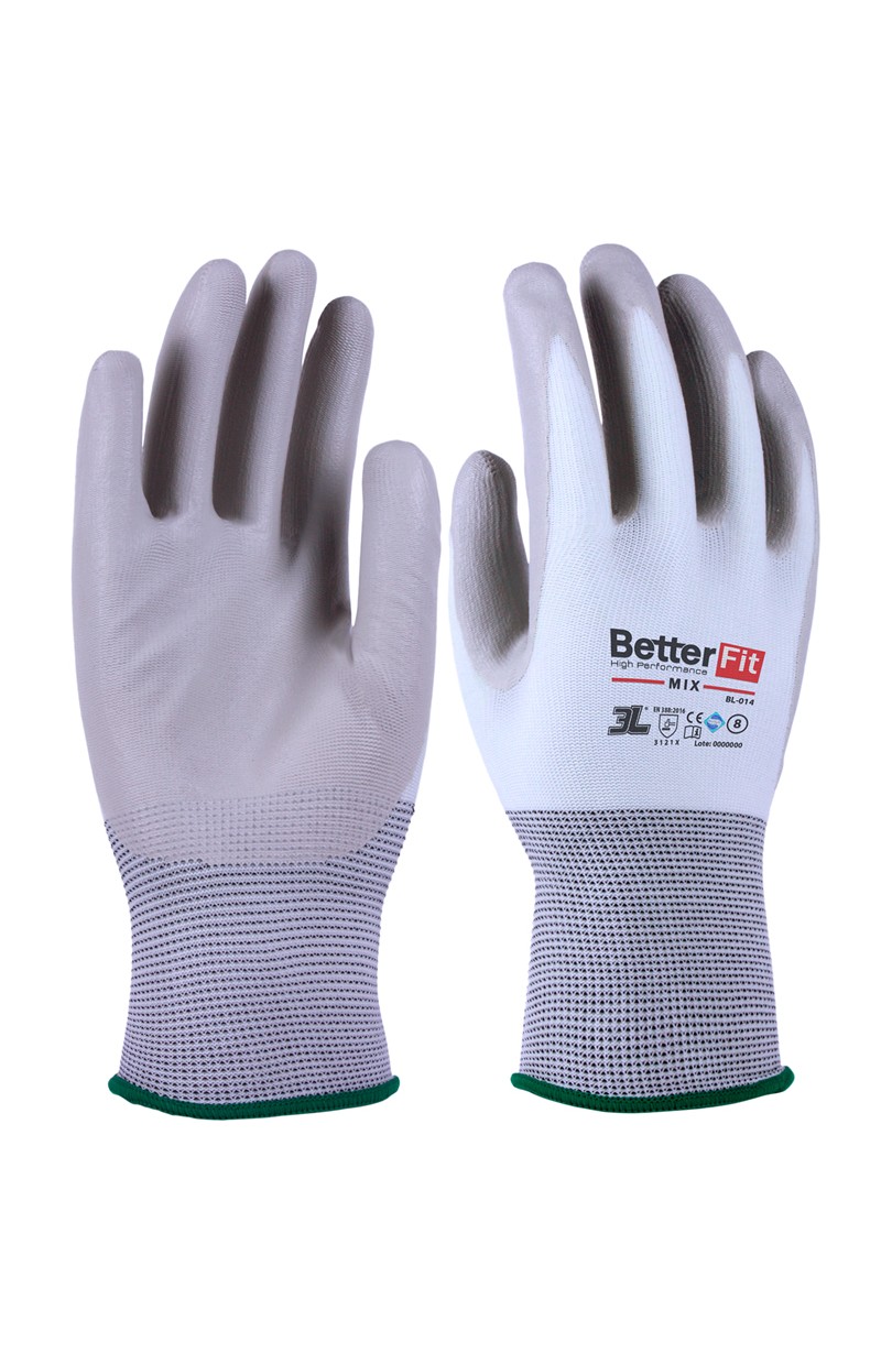 Luvas 3L Better Fit Mix (Ref. L3LM0BL014) - Equipamento de Proteção Individual JCR
