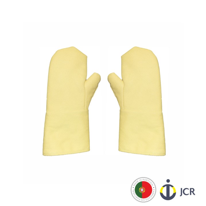 Luvas em Aramida dedo-saco c/forro em feltro Aramida 38cm (Ref. L99KX0239) - Equipamento de Proteção Individual JCR