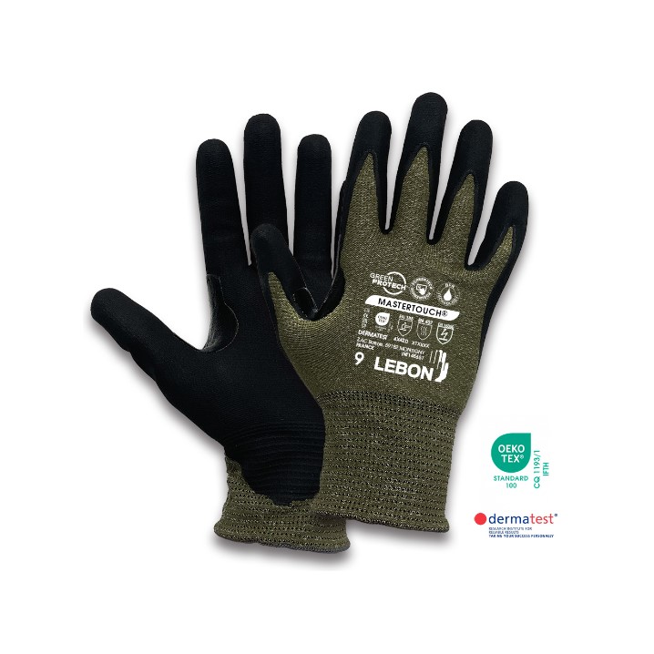Luva Lebon Mastertouch (Ref. LLBMMSTTCH) - Equipamento de Proteção Individual JCR
