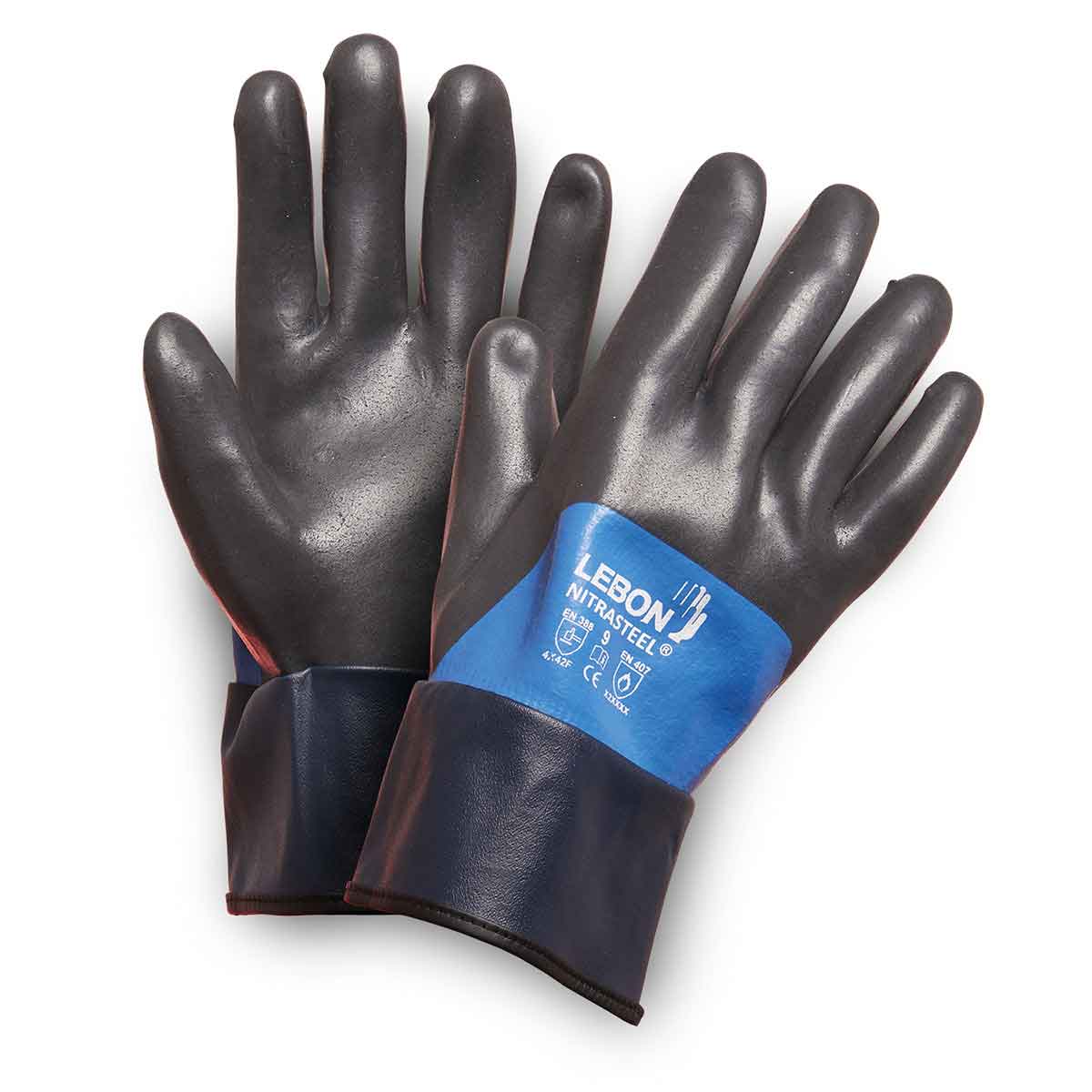 Luvas Lebon Nitrasteel (Ref. LLBMNTRSTL) - Equipamento de Proteção Individual JCR