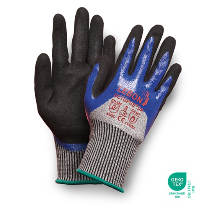 Luvas Lebon Octopus/DA (Ref. LLBMOCTPDA) - Equipamento de Proteção Individual JCR