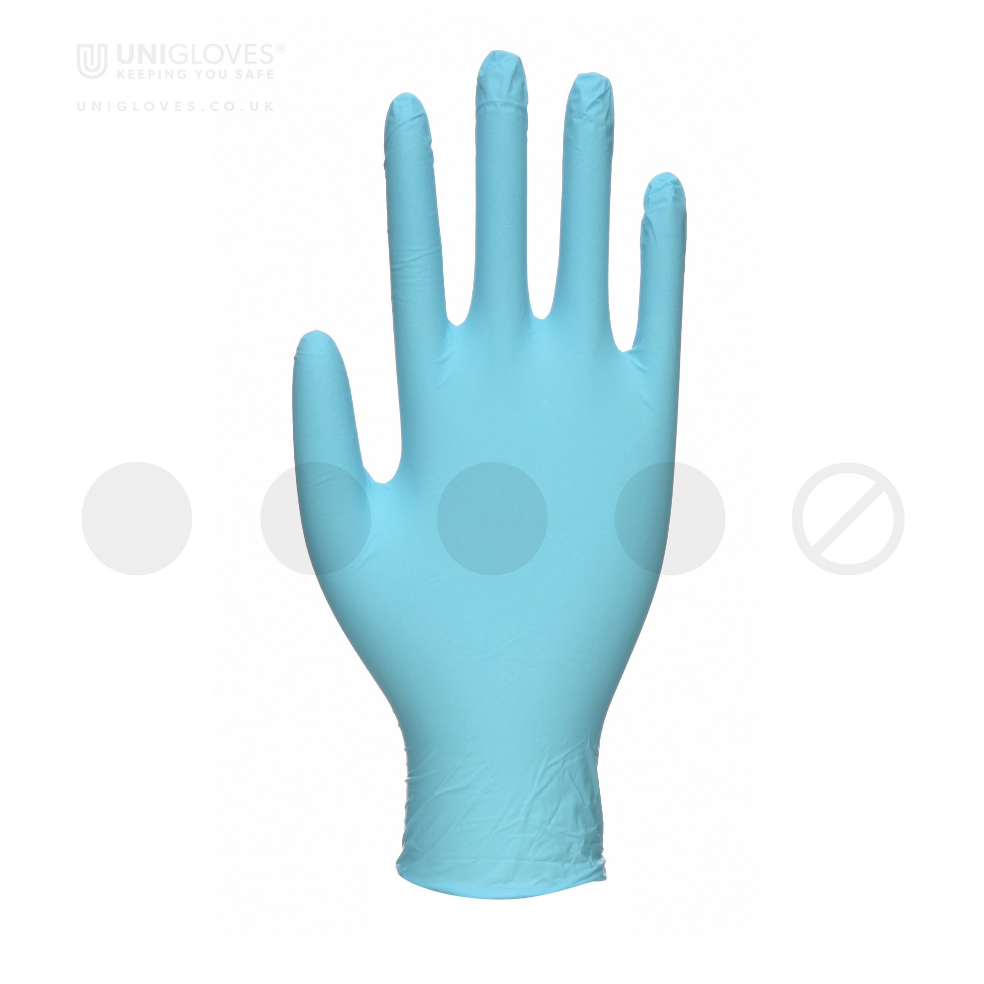 Luvas descartável nitrilo Protect Blue (Ref. LNID0GU004) - Vista 2 Equipamento JCR