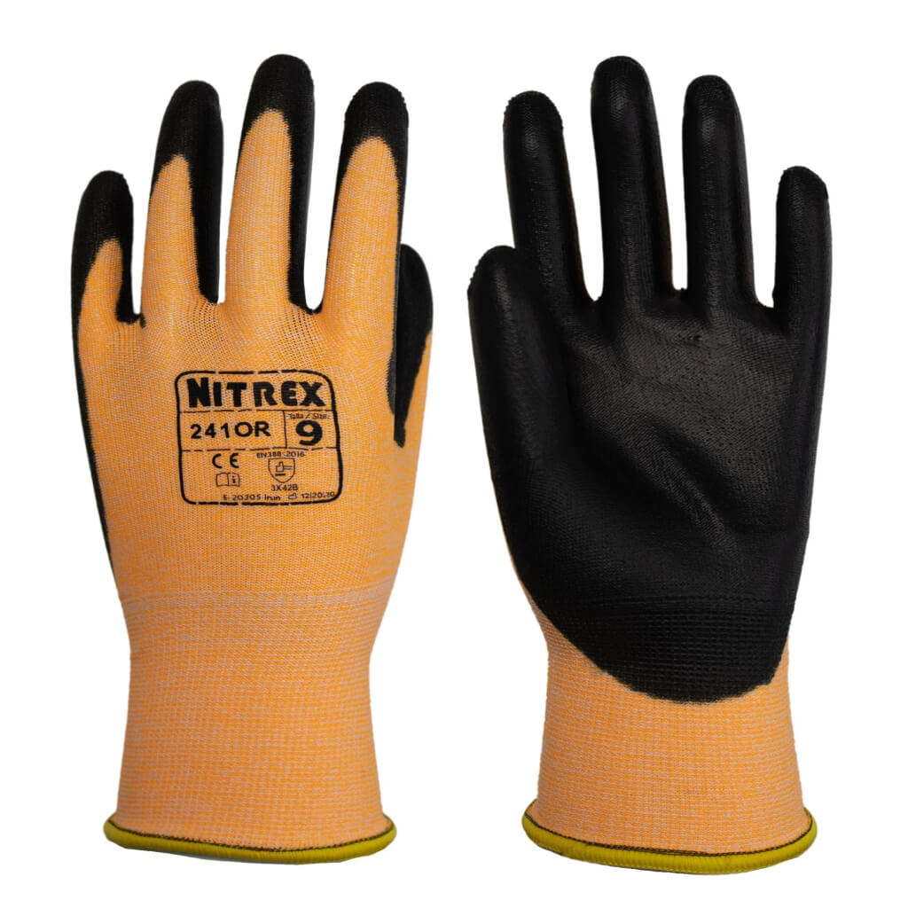 Luvas Nitrex 241OR (Ref. LNIM0241OR) - Equipamento de Proteção Individual JCR