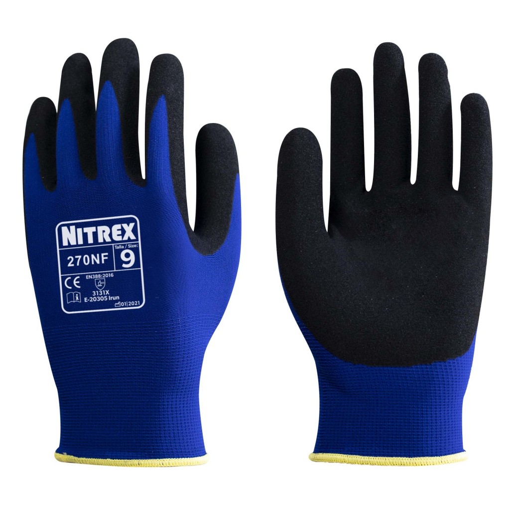 Luvas Nitrex 270NF (Ref. LNIM0270NF) - Equipamento de Proteção Individual JCR