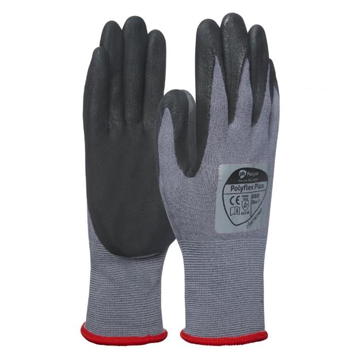 Luvas Polyco Polyflex Plus nº7 (Ref. LPO008008-07) - Equipamento de Proteção Individual JCR