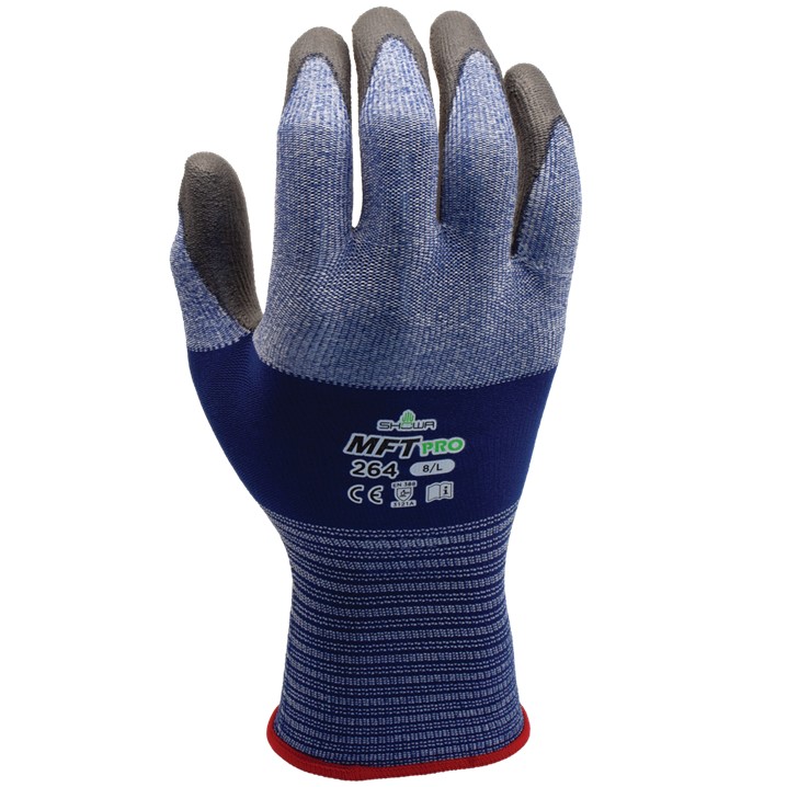 Luvas Showa MFT PRO 264 | Microfibras e Poliuretano (Ref. LSWMMFT264) - Equipamento de Proteção Individual JCR