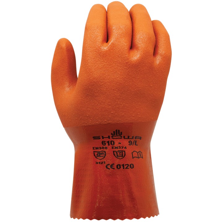 Luvas Showa 610 | Algodão e PVC (Ref. LSWQ000610) - Equipamento de Proteção Individual JCR