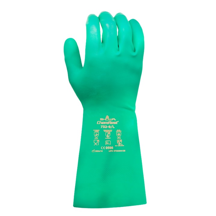 Luvas Showa 732 | Algodão e Nitrilo (Ref. LSWQ000732) - Equipamento de Proteção Individual JCR