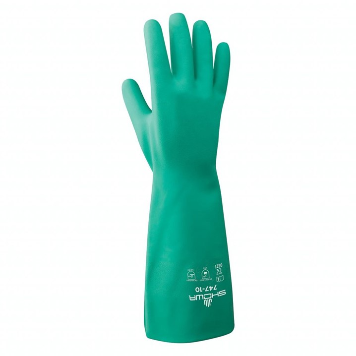 Luvas Showa 747 | Nitrilo (Ref. LSWQ000747) - Equipamento de Proteção Individual JCR