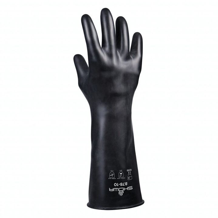 Luvas Showa 878 | Butil (Ref. LSWQ000878) - Equipamento de Proteção Individual JCR
