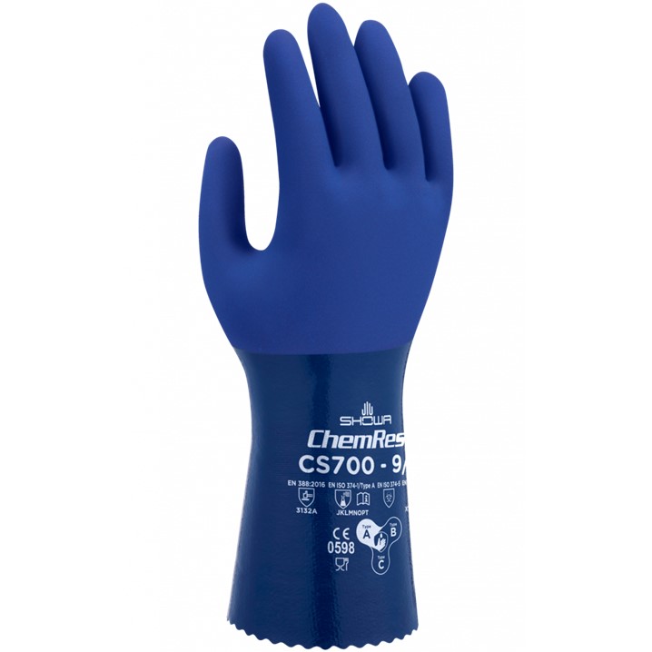 Luvas Showa CS700 | Poliéster e Nitrilo (Ref. LSWQ0CS700) - Equipamento de Proteção Individual JCR