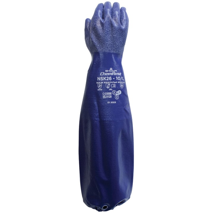 Luvas Showa NSK26 | Algodão, Poliéster e Nitrilo (Ref. LSWQ0NSK26) - Equipamento de Proteção Individual JCR