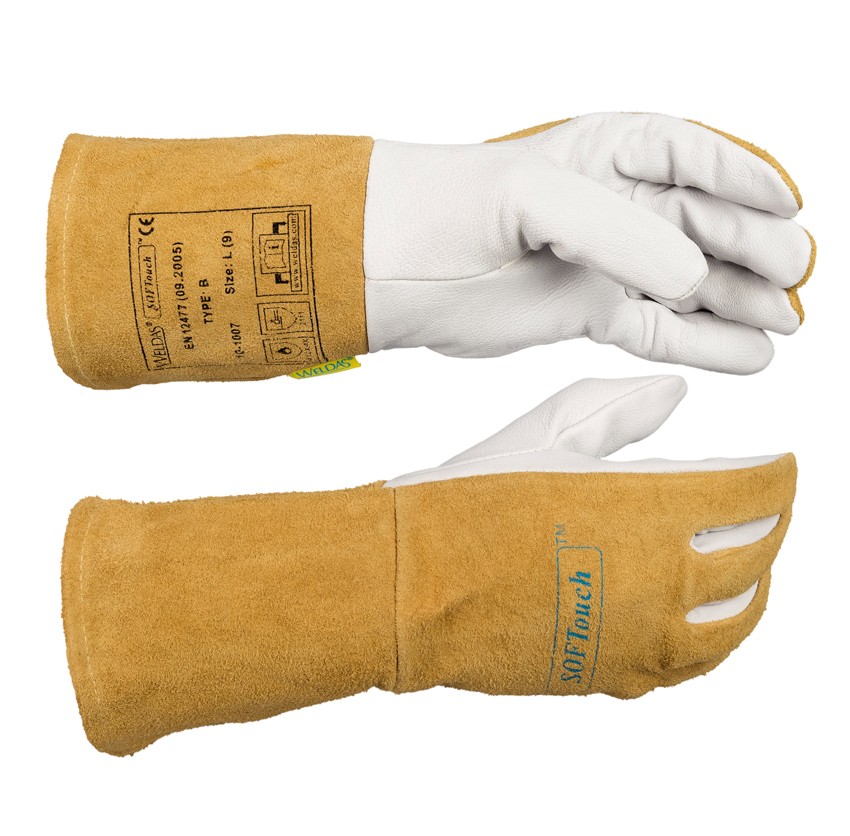 Luvas de Soldador TIG Weldas 10-1007 (Ref. LWD0101007) - Vista 2 Equipamento JCR