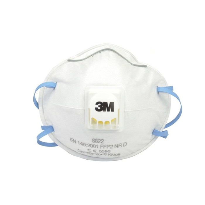 Máscara 3M 8822 FFP2 c/válvula (Ref. M3M008822) - Equipamento de Proteção Individual JCR
