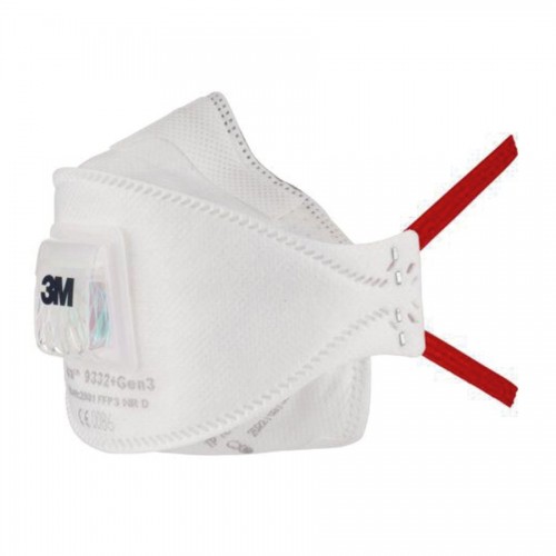 Máscara 3M 9332 FFP3 c/válvula (Ref. M3M009332) - Equipamento de Proteção Individual JCR