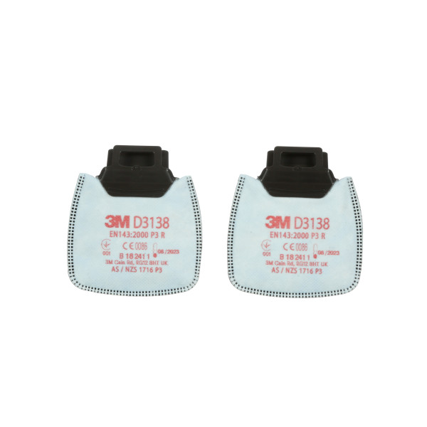 Filtro 3M Secure Click P3R D3138 (Ref. M3MF0D3138) - Equipamento de Proteção Individual JCR