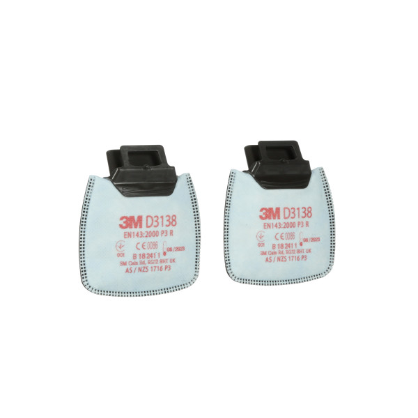 Filtro 3M Secure Click P3R D3138 (Ref. M3MF0D3138) - Vista 2 Equipamento JCR