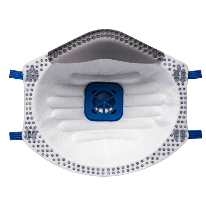 Máscara descartável Portwest c/ válvul P220 | FFP2 anti-odor (Ref. MPW000P220) - Vista 2 Equipamento JCR