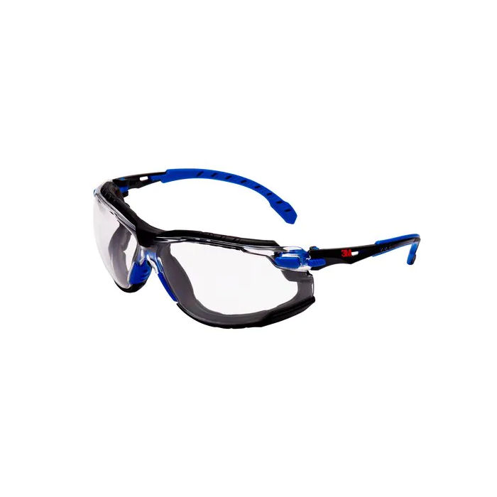 Óculos 3M Solus 1101 Kit preto/azul PC incolor (Ref. O3MSL1101K) - Vista 2 Equipamento JCR