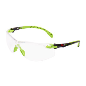 Óculos 3M Solus 1201 KIT preto/verde PC incolor (Ref. O3MSL1201) - Equipamento de Proteção Individual JCR