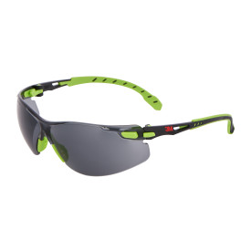 Óculos 3M Solus 1202SGA preto/verde PC cinza (Ref. O3MSL1202S) - Equipamento de Proteção Individual JCR