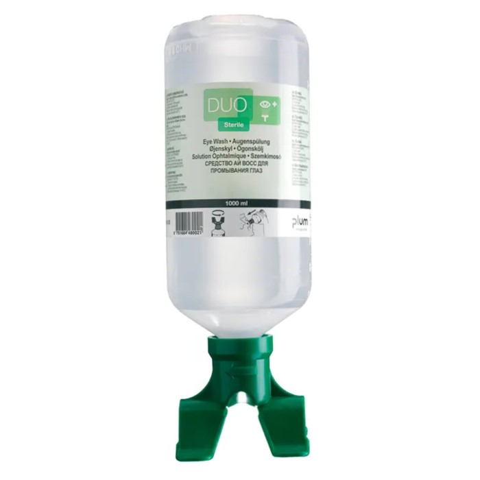 Frasco duplo Lava-olhos Plum R134 anti-poeira 1 l (Ref. OFA000R134) - Equipamento de Proteção Individual JCR